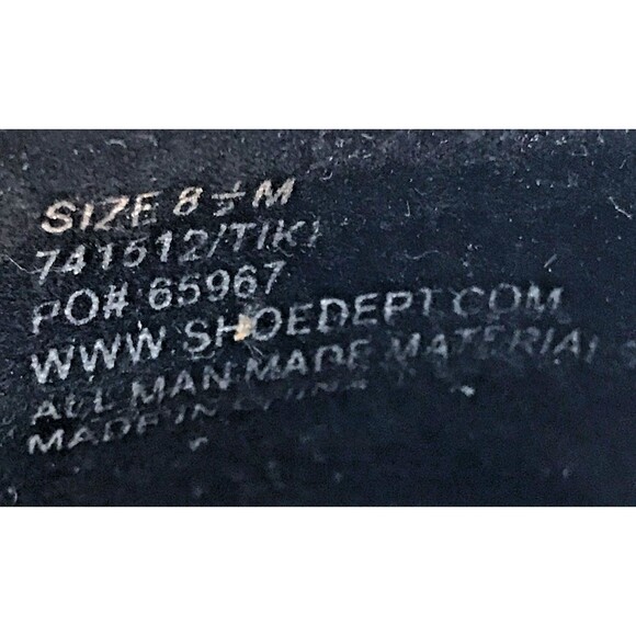 Maui Island Women's 8.5M Gray Canvas Slip On Tiki Shoes Espadrille Comfort Flats - Picture 9 of 10